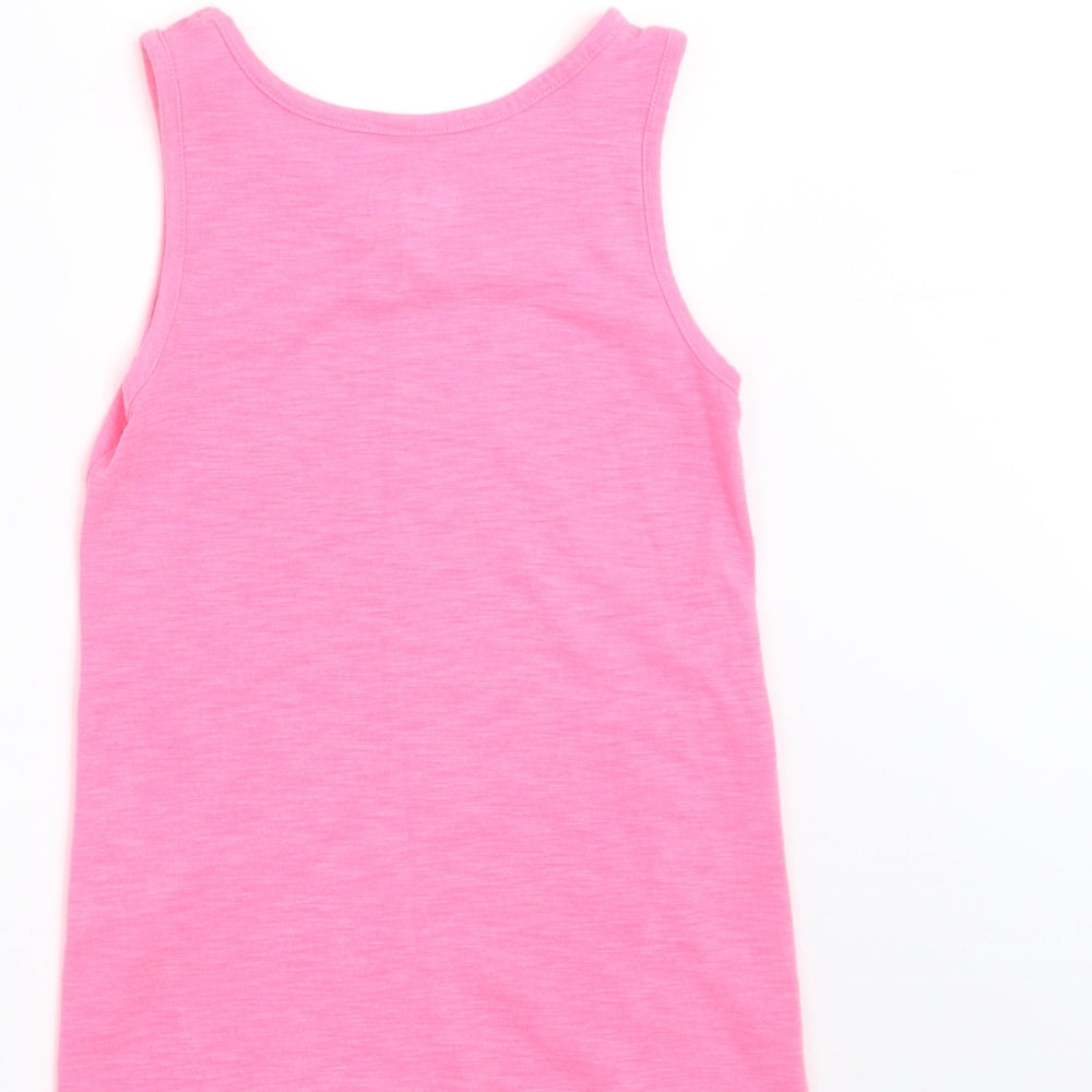 F&F Girls Pink   Basic Tank Size 5-6 Years