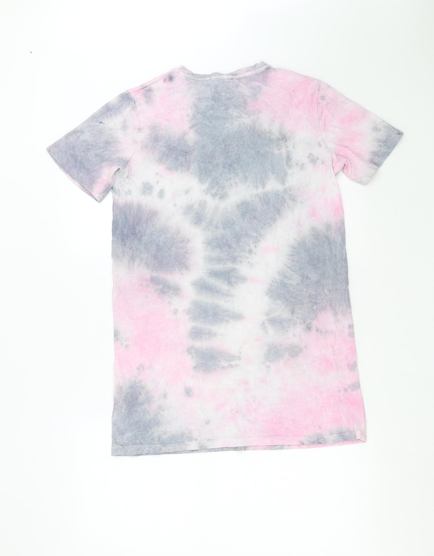 New Look Girls Blue   Basic T-Shirt Size 12-13 Years  - tie dye