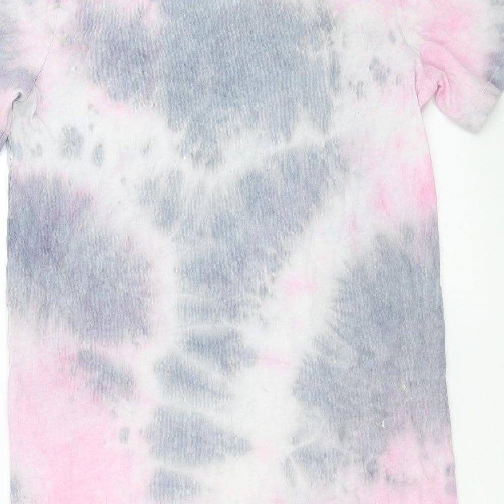 New Look Girls Blue   Basic T-Shirt Size 12-13 Years  - tie dye