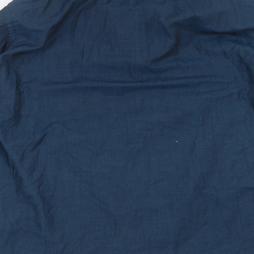 Debenhams Mens Blue    Dress Shirt Size 16  - Tailored fit