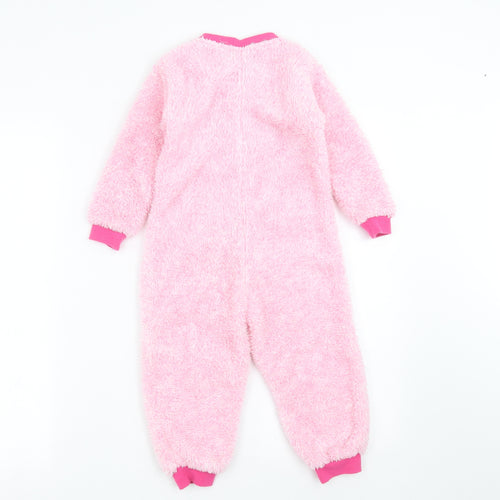 George Girls Pink Solid  Top One Piece Size 2-3 Years  - peppa pig onesie