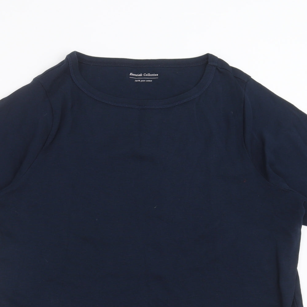 Marks and Spencer Womens Blue   Basic T-Shirt Size 24
