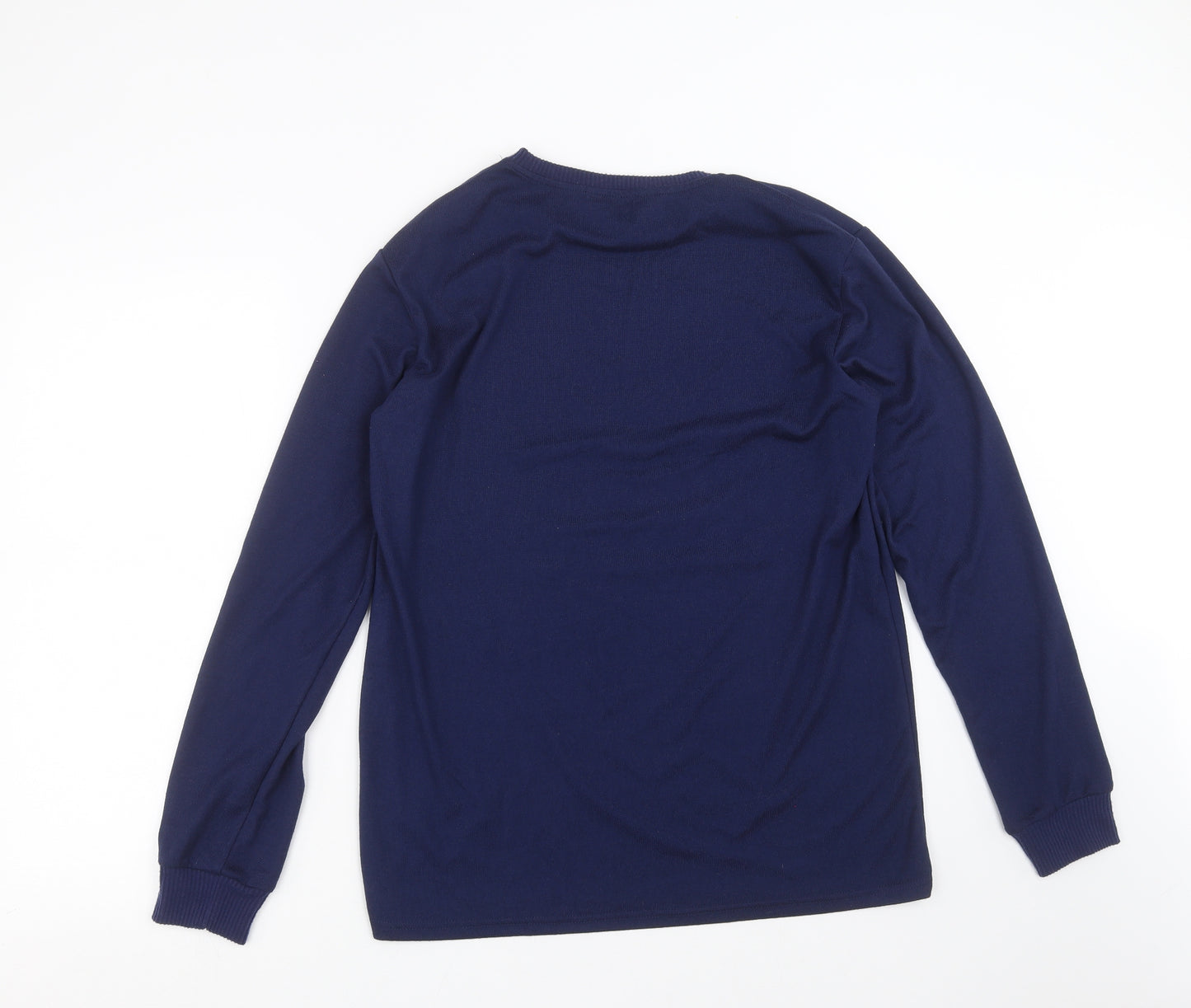 VERY MAN Mens Blue  Knit Pullover Jumper Size M  - santa let me explain