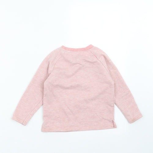 Primark Girls Pink   Pullover Sweatshirt Size 4-5 Years  - unicorn