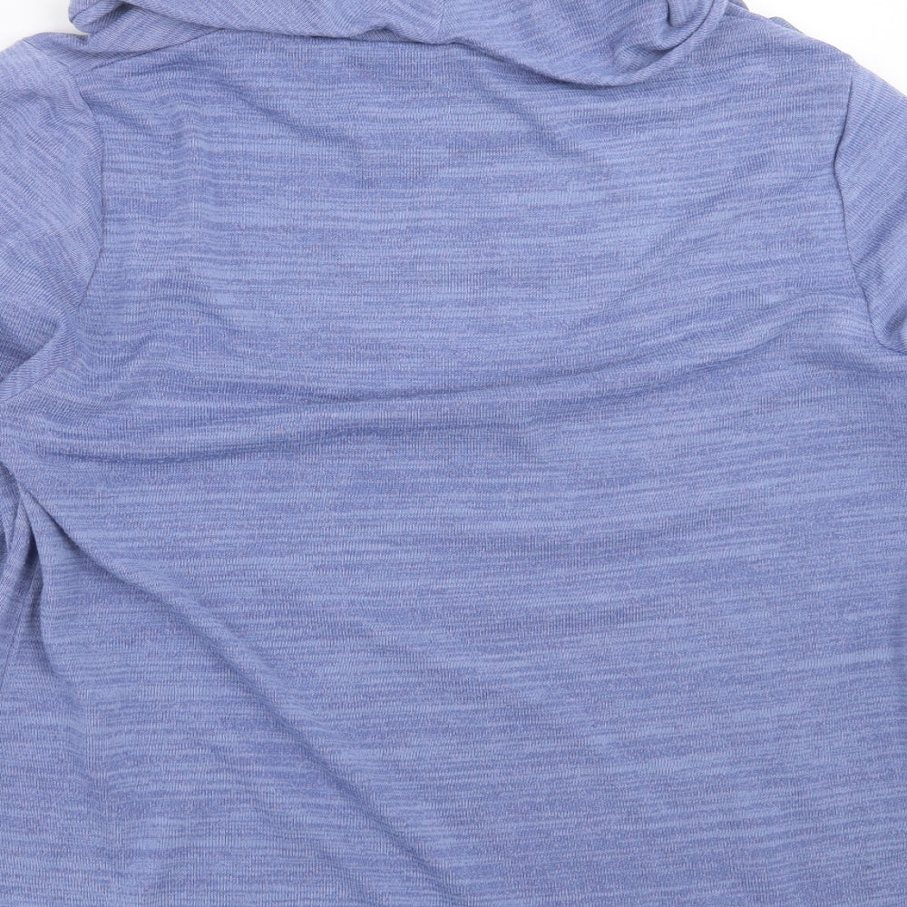 TIGI Womens Blue Floral Knit Pullover Jumper Size 18