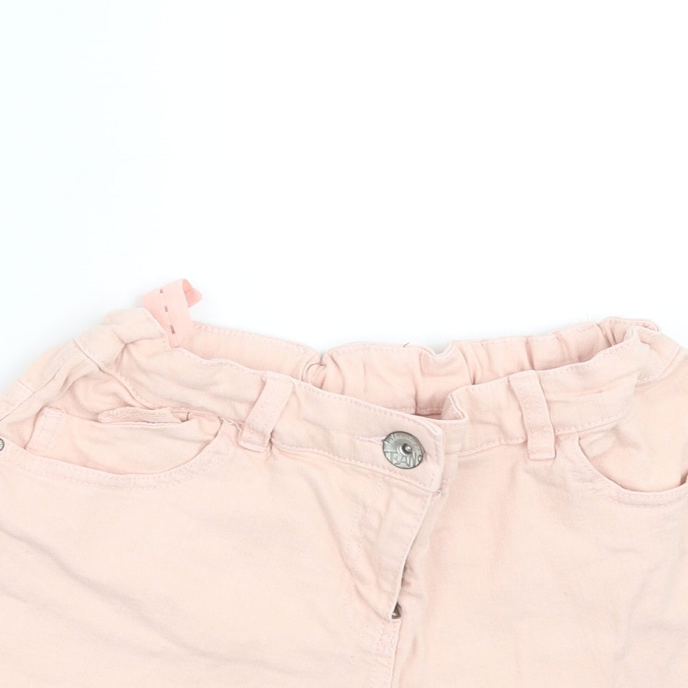 NEXT Girls Pink  Denim Hot Pants Shorts Size 12 Years