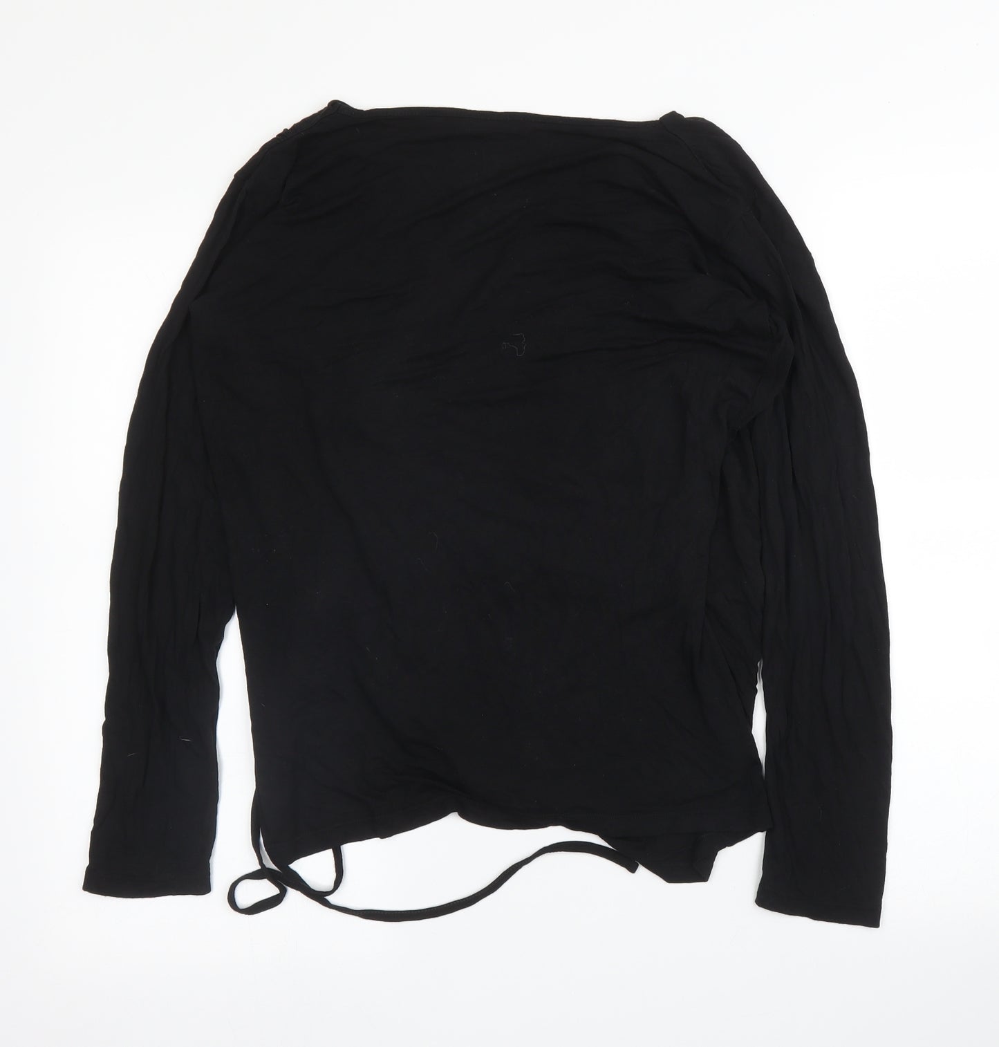 Papaya Womens Black   Basic Blouse Size L