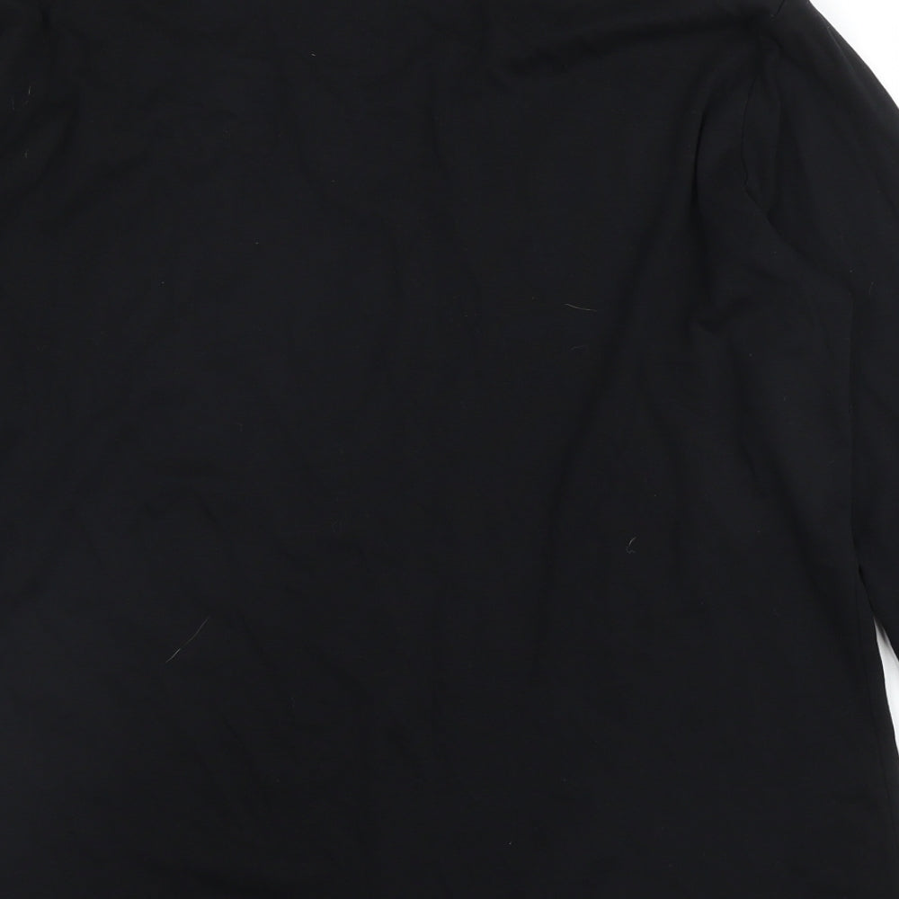 Gina Benotti Womens Black   Basic T-Shirt Size 2XL