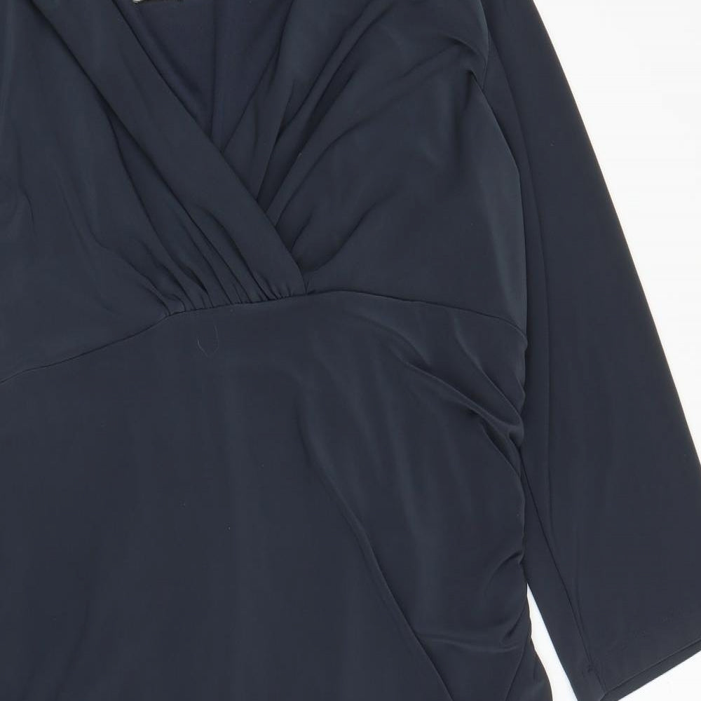 Ronni Nicole Womens Grey   Sheath  Size XL