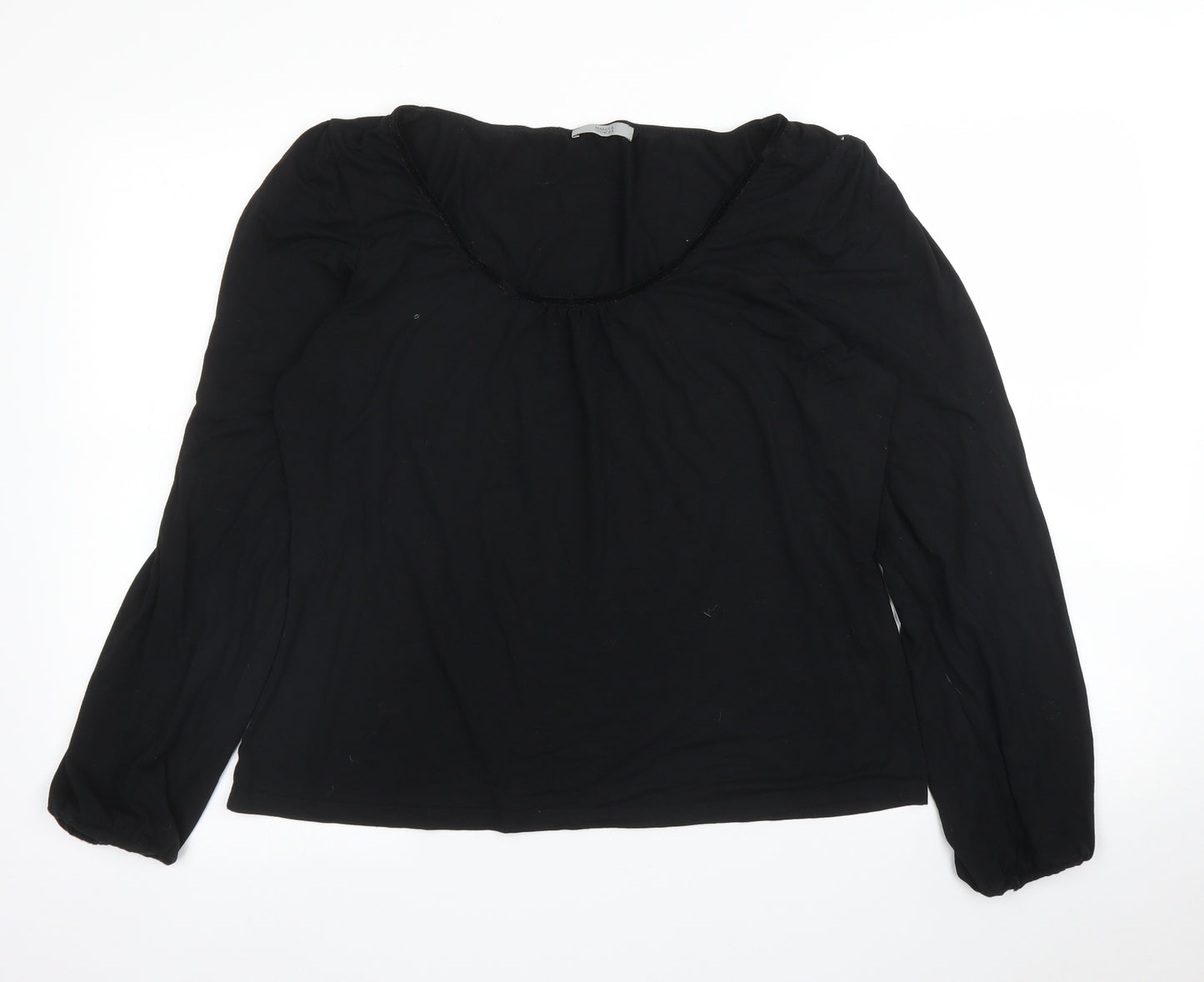 M&S Womens Black   Basic Blouse Size 20