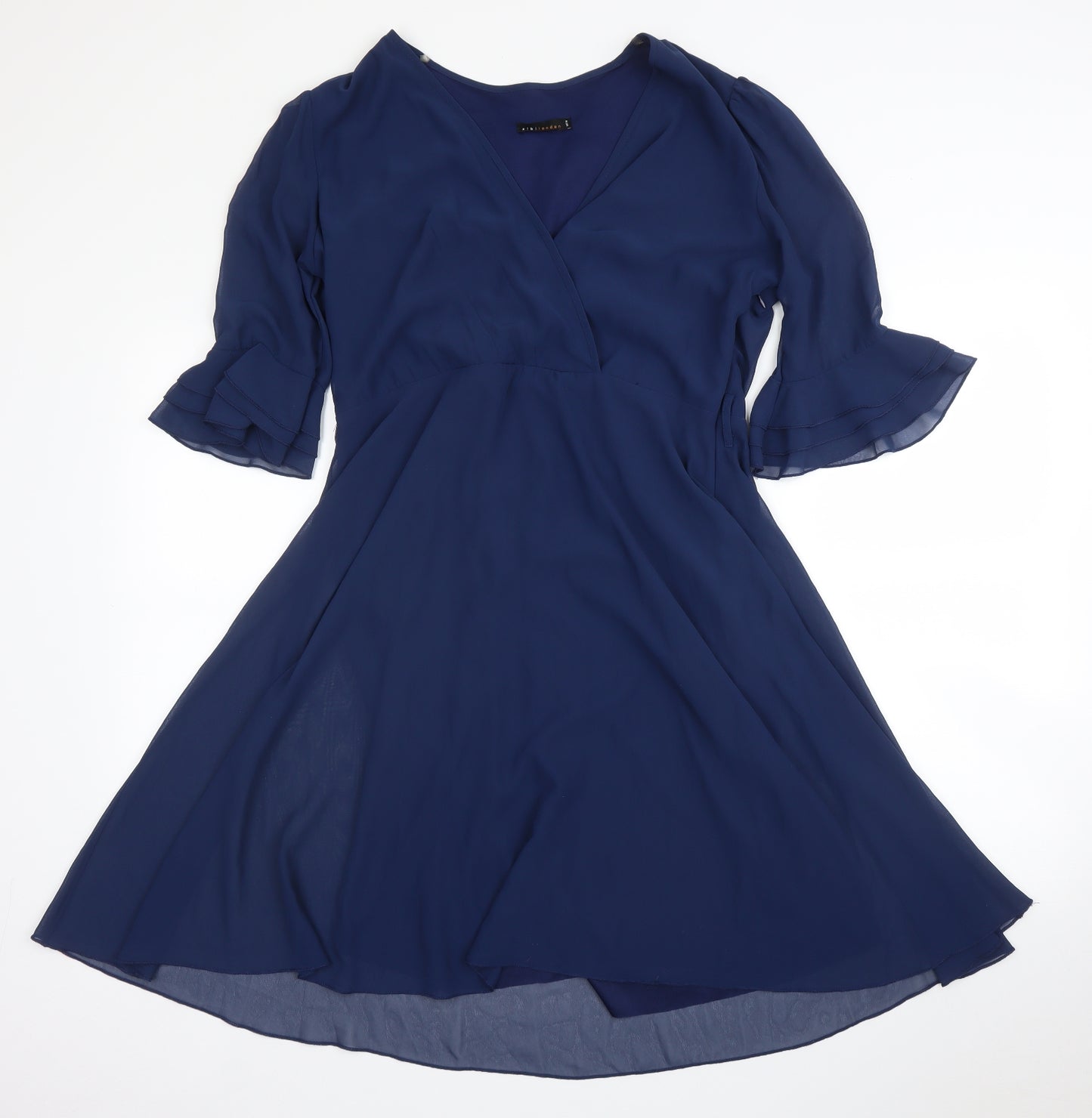 Zibi London Womens Blue   Fit & Flare  Size 14