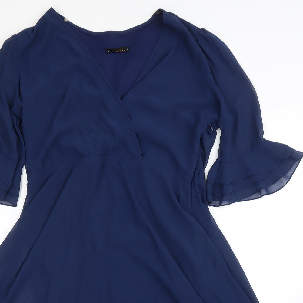 Zibi London Womens Blue   Fit & Flare  Size 14