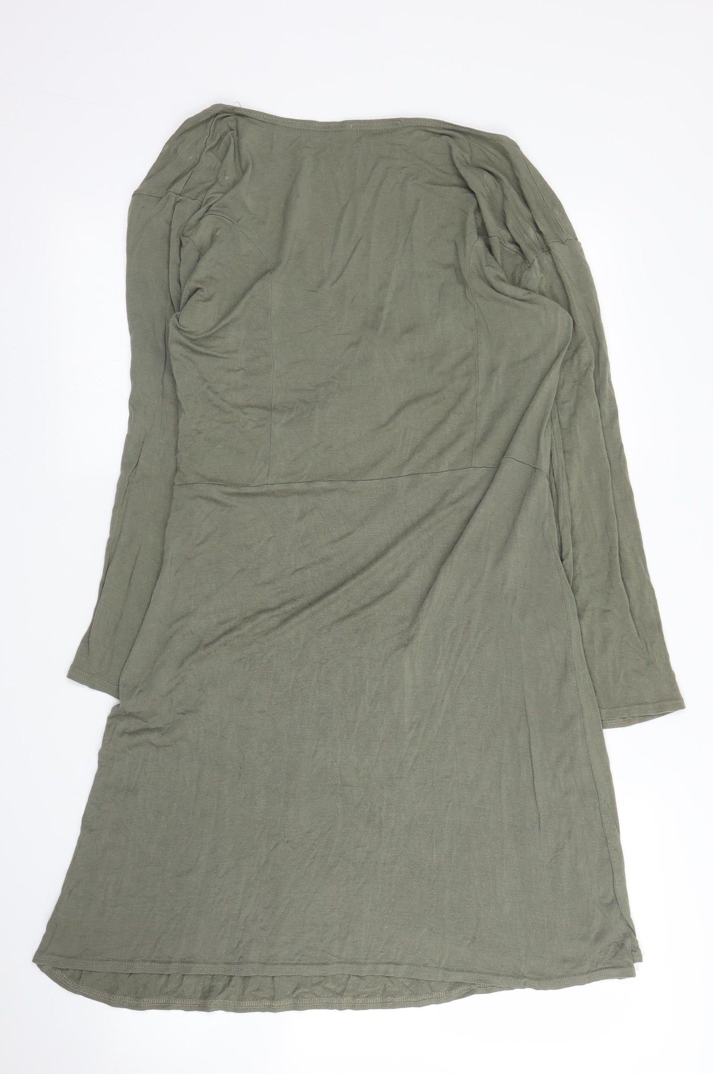 Pippa Dee Womens Green   Wrap Dress  Size L