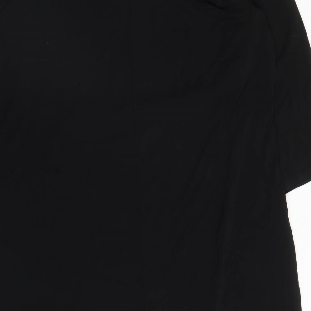 M&S Womens Black   Tunic Blouse Size 22