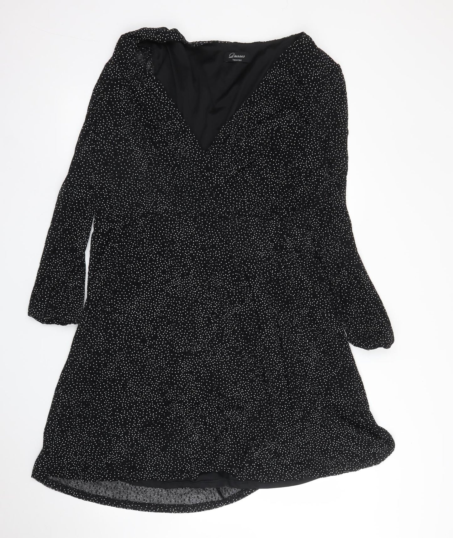 Yessica Womens Black   A-Line  Size 22