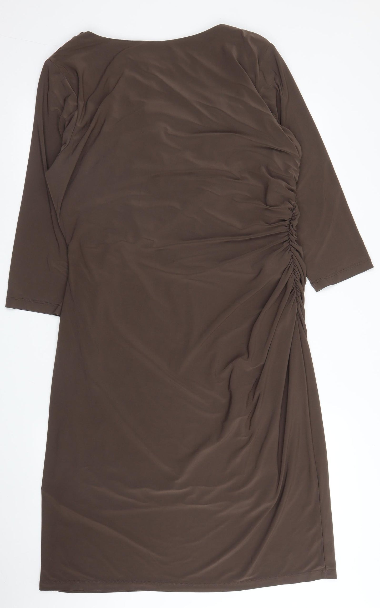 Ronni Nicole Womens Brown   A-Line  Size 20