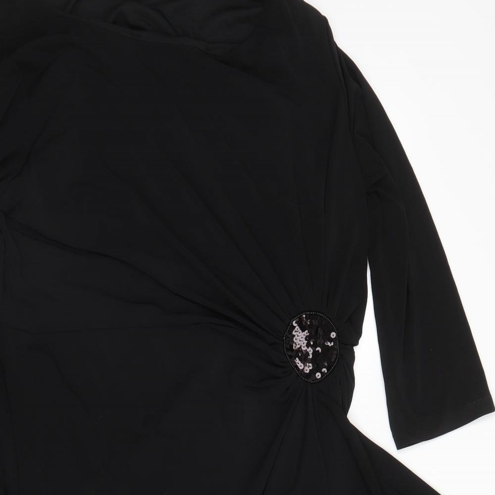 Debenhams Womens Black   Fit & Flare  Size 18