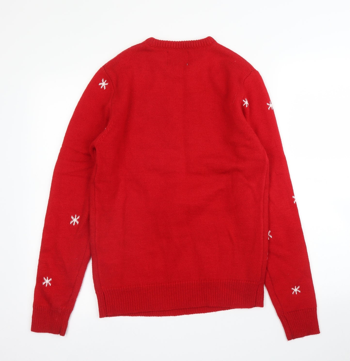 Primark Mens Red   Pullover Jumper Size XS  - Christmas