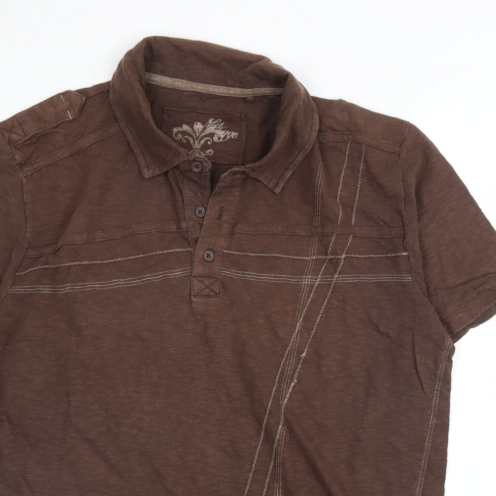 NEXT Mens Brown    T-Shirt Size L