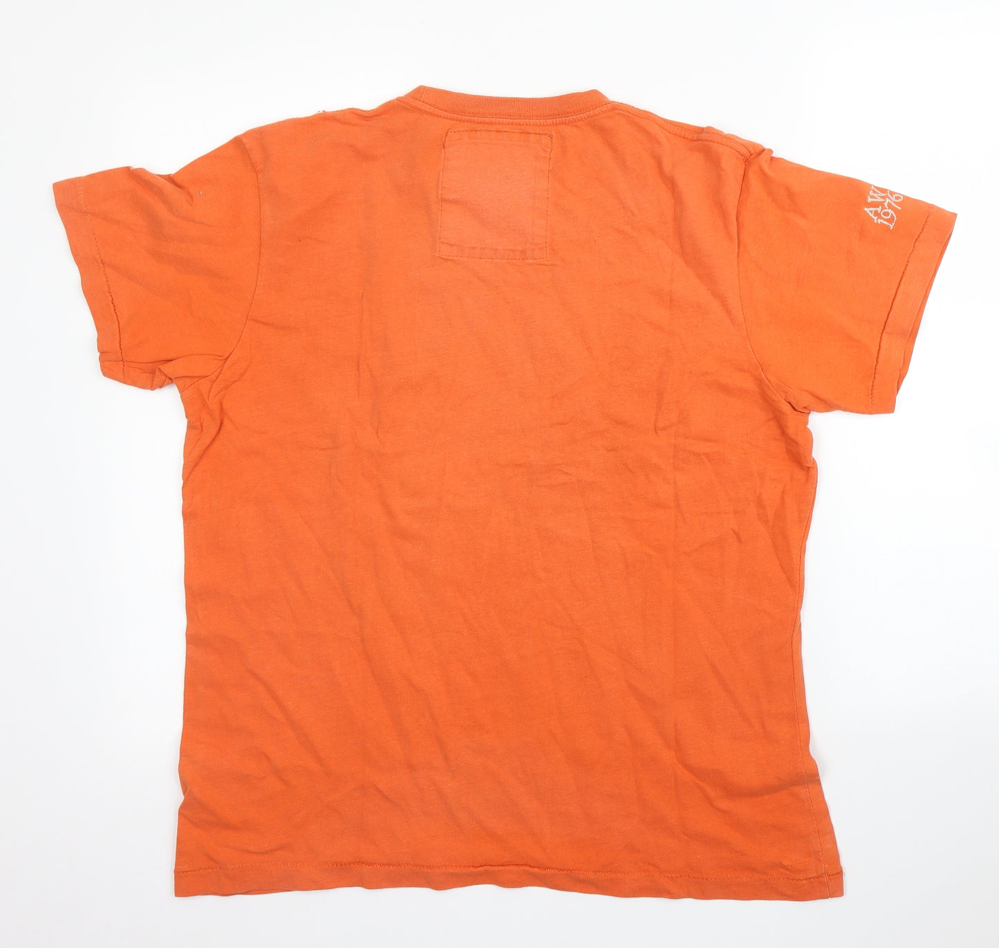 1976 Mens Orange    T-Shirt Size M