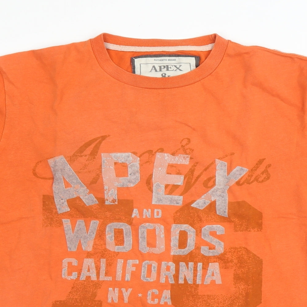 1976 Mens Orange    T-Shirt Size M