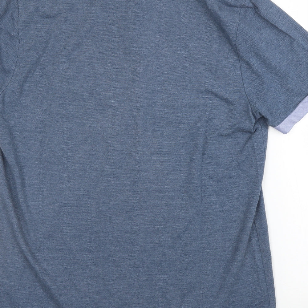 Spital Fields Mens Blue    T-Shirt Size M