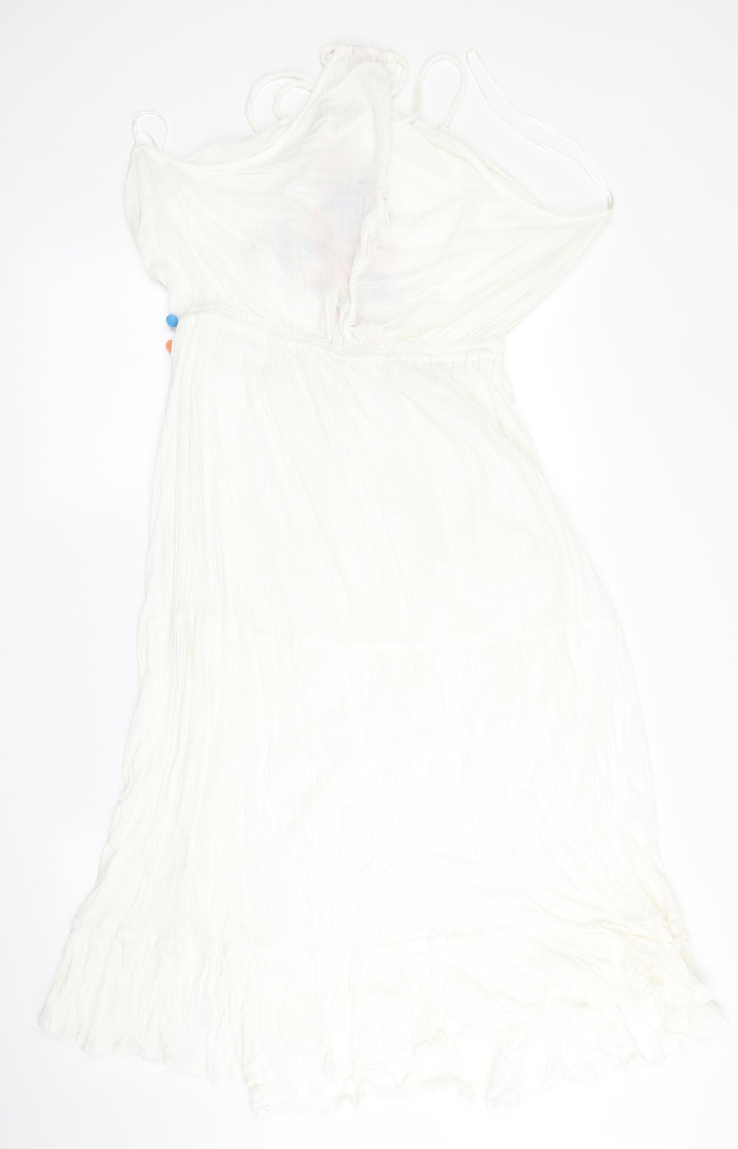 F&F Womens White Floral  A-Line  Size 16