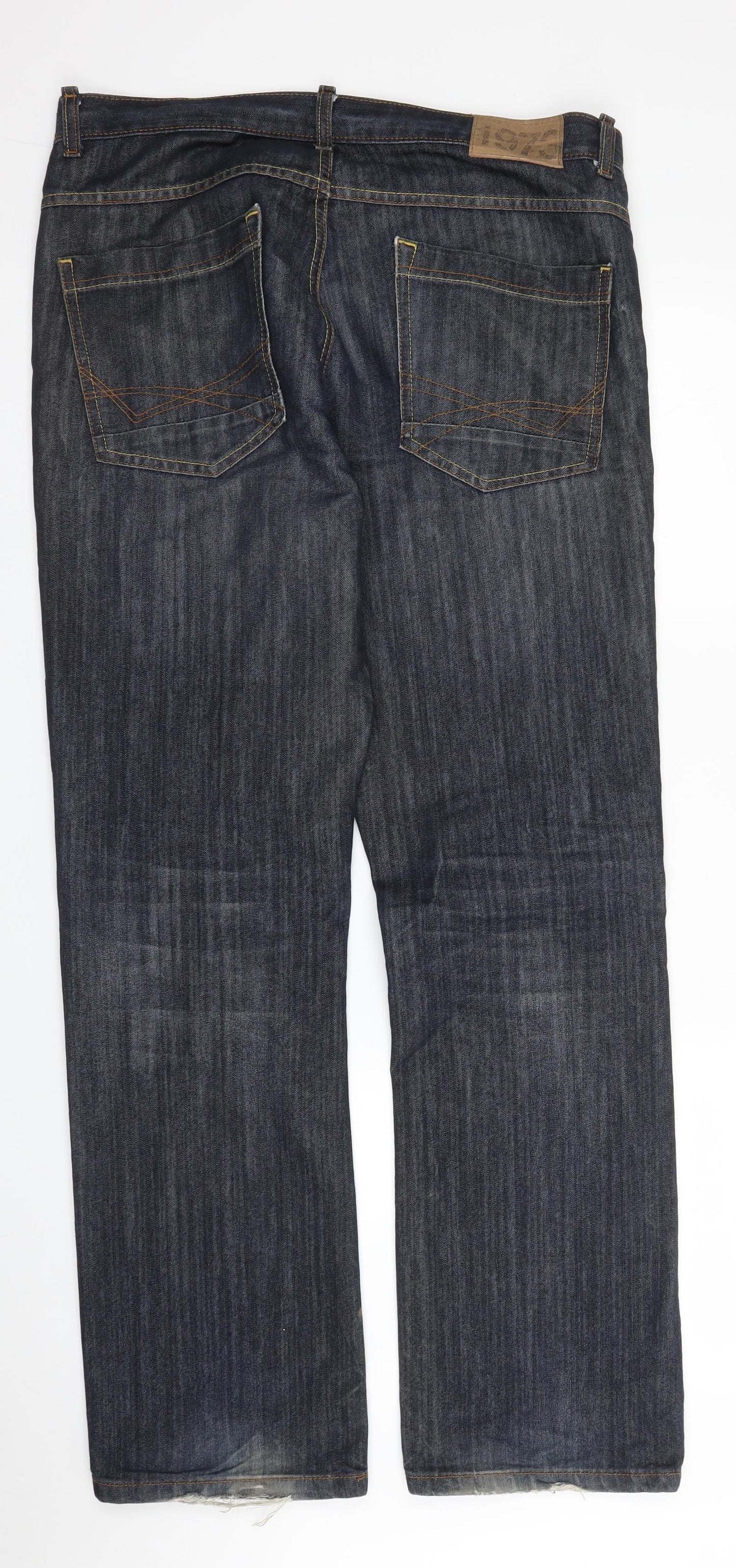 Easy Mens Blue  Denim Bootcut Jeans Size 34 in L31 in