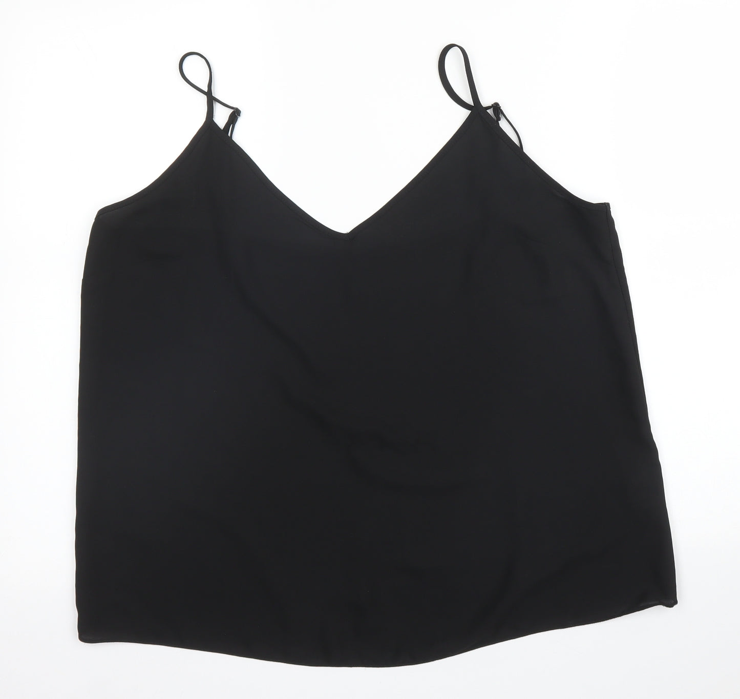 River Island Womens Black   Camisole Blouse Size 18