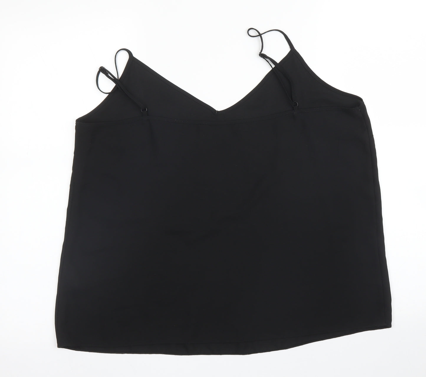 River Island Womens Black   Camisole Blouse Size 18