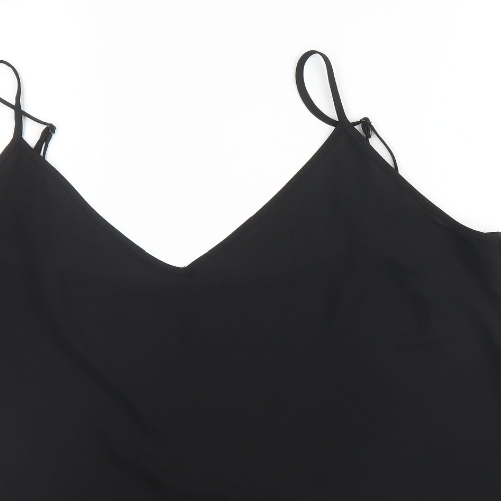 River Island Womens Black   Camisole Blouse Size 18