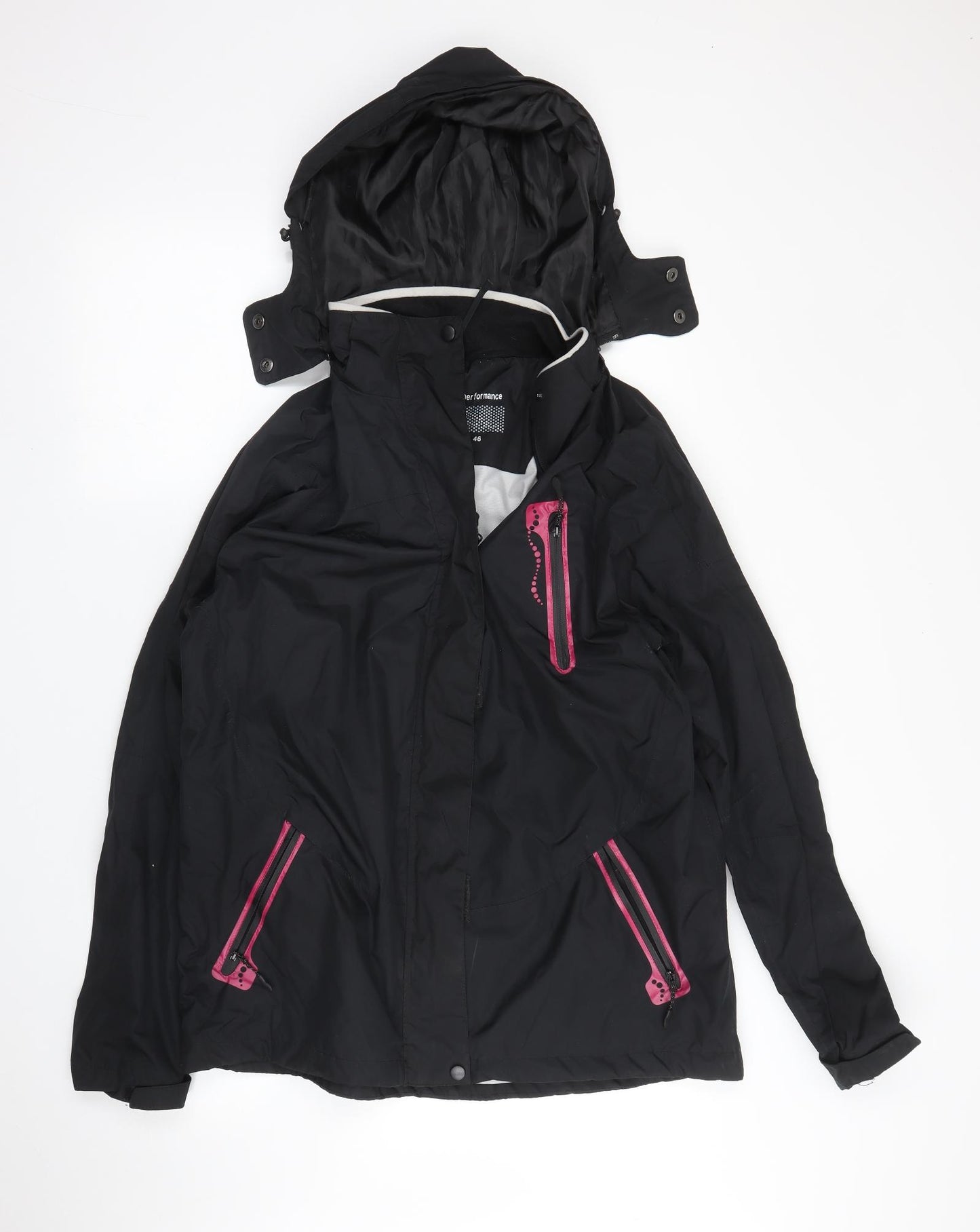 Backswing Womens Black   Anorak Coat Size 18
