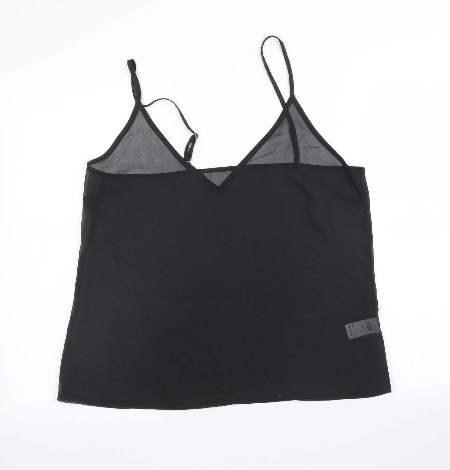 River Island Womens Black   Camisole Blouse Size 12