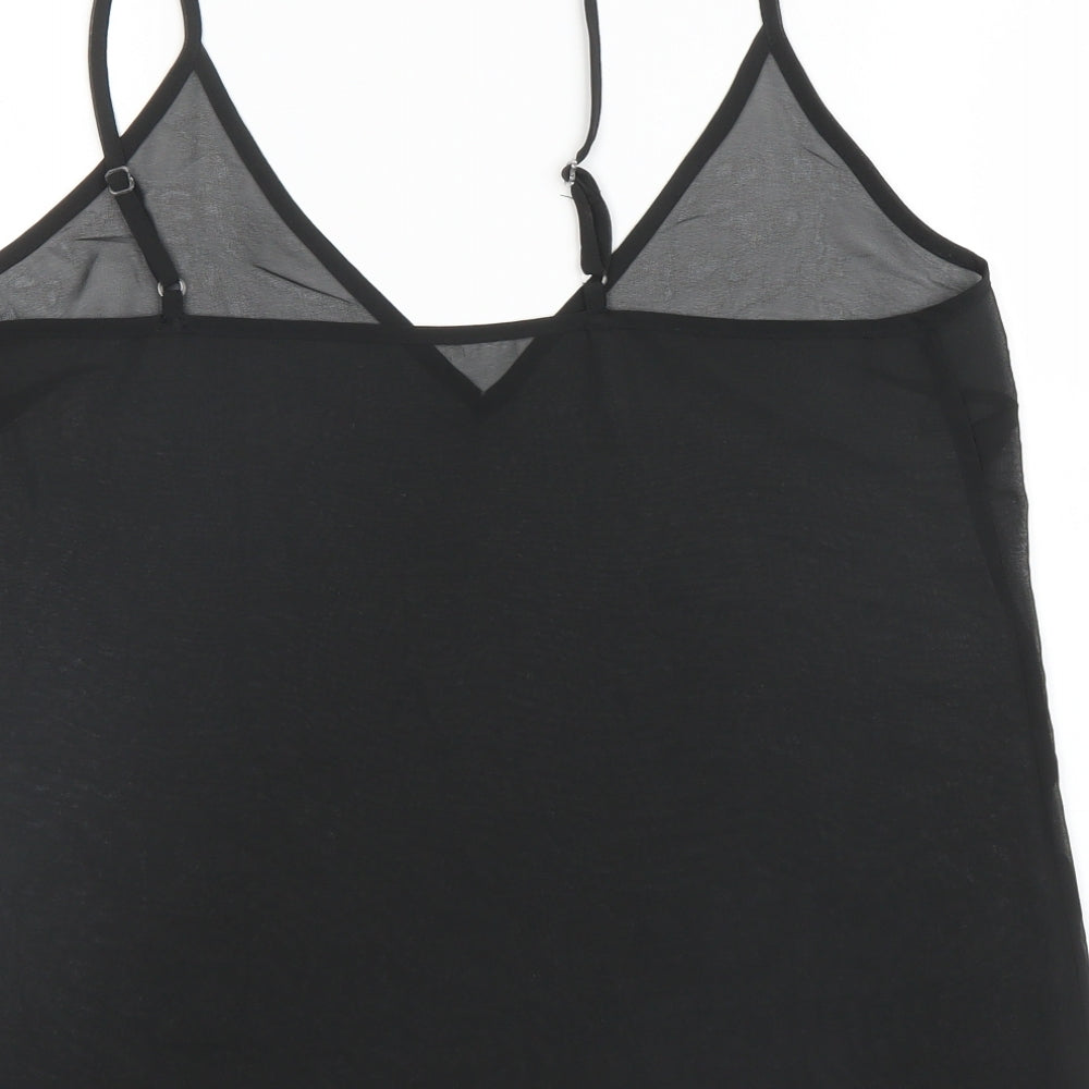 River Island Womens Black   Camisole Blouse Size 12