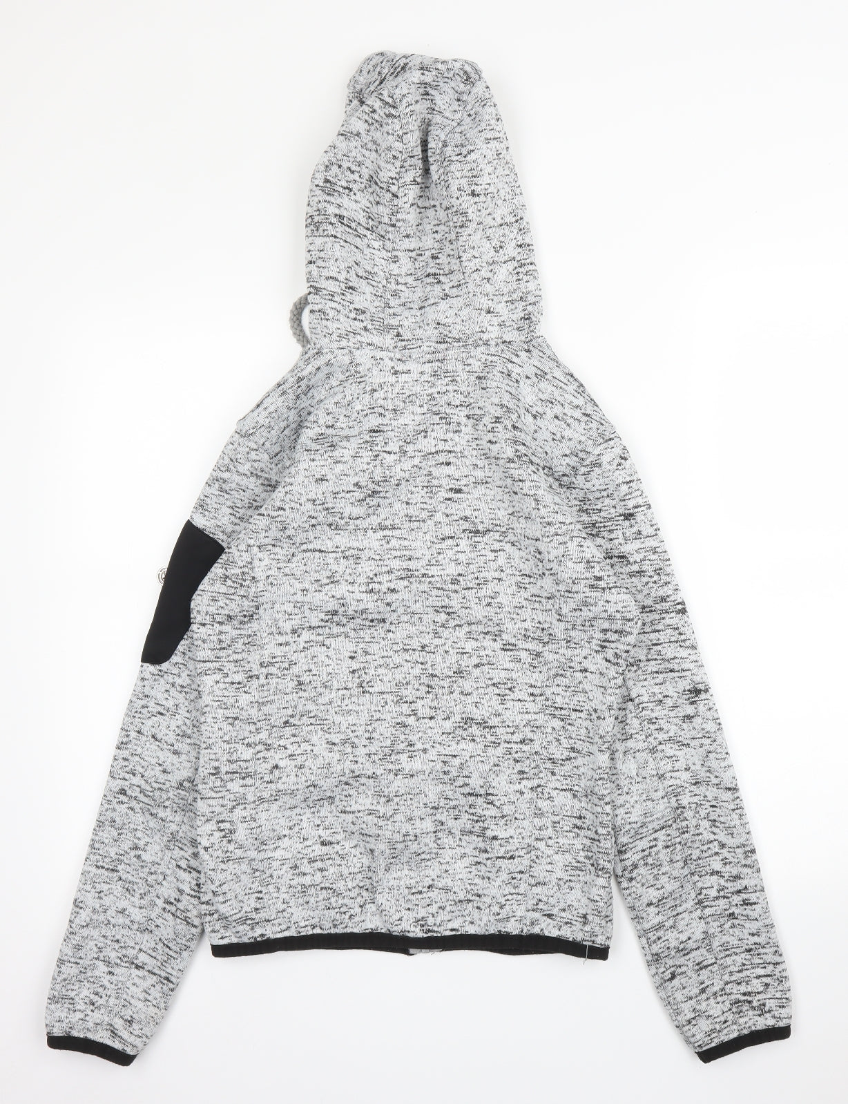Kijen Womens Grey   Full Zip Hoodie Size S