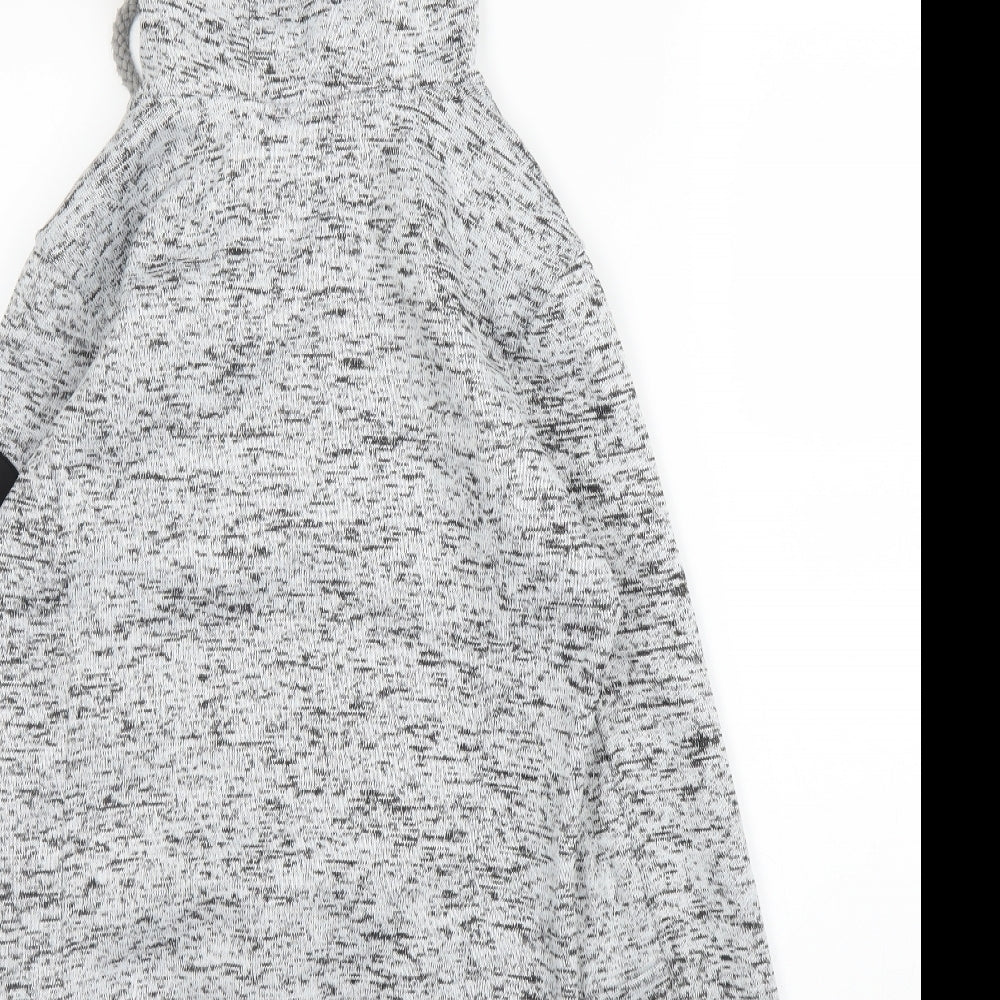 Kijen Womens Grey   Full Zip Hoodie Size S