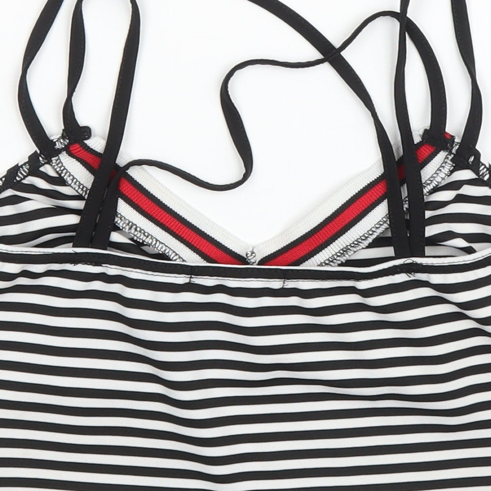 Nikka Womens Black Striped  Camisole Blouse Size 10