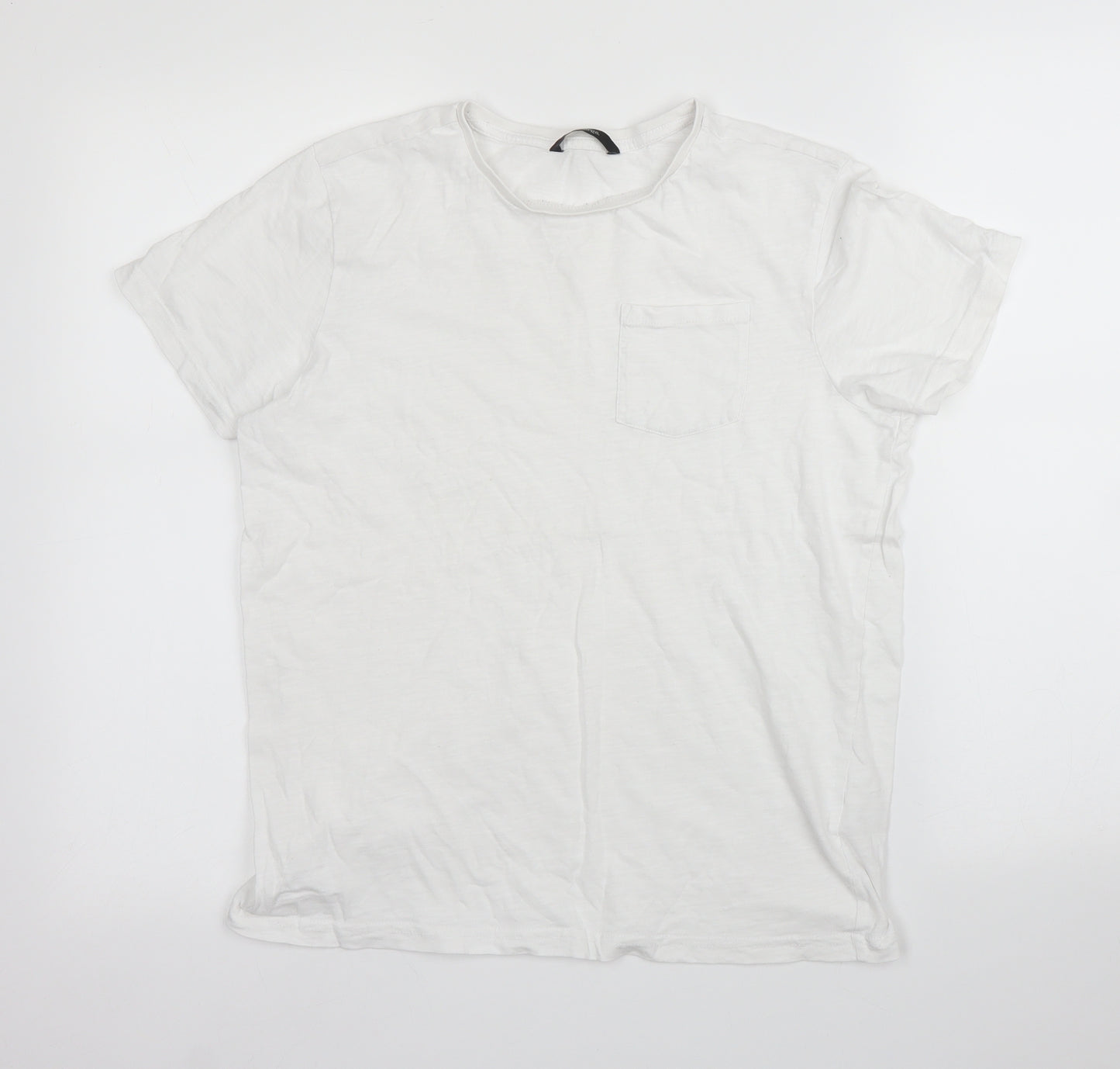 George Boys White   Basic T-Shirt Size 13 Years