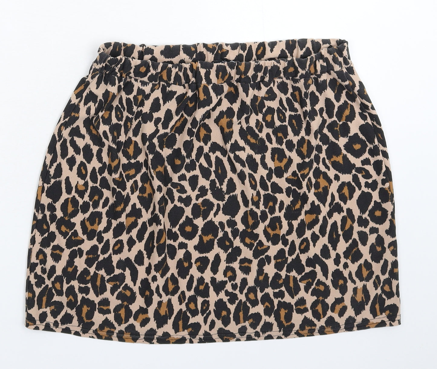 Boohoo Womens Multicoloured Animal Print  Mini Skirt Size 20