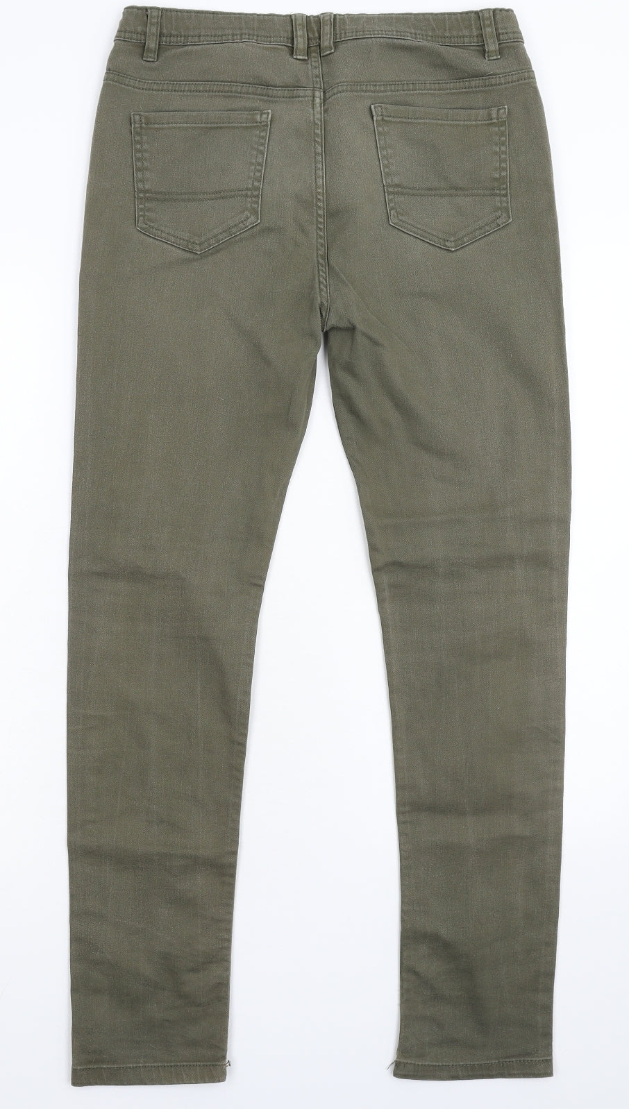 Denim & Co. Boys Grey  Denim Skinny Jeans Size 14-15 Years