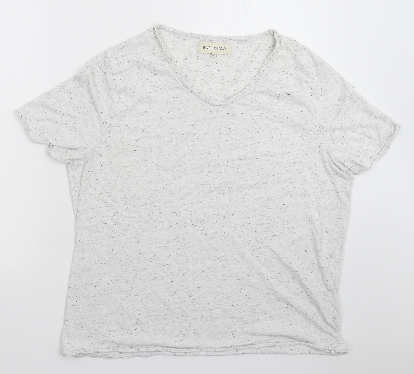 River Island Womens Grey   Basic T-Shirt Size XL