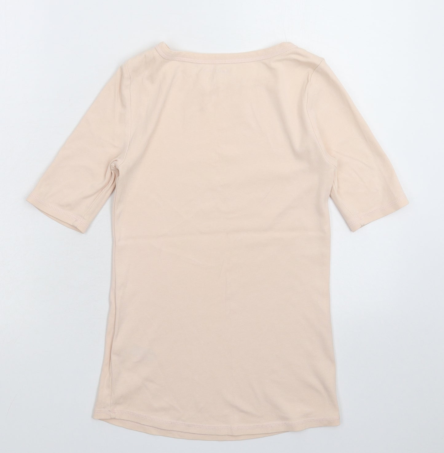 Marks and Spencer Womens Pink   Basic T-Shirt Size 8