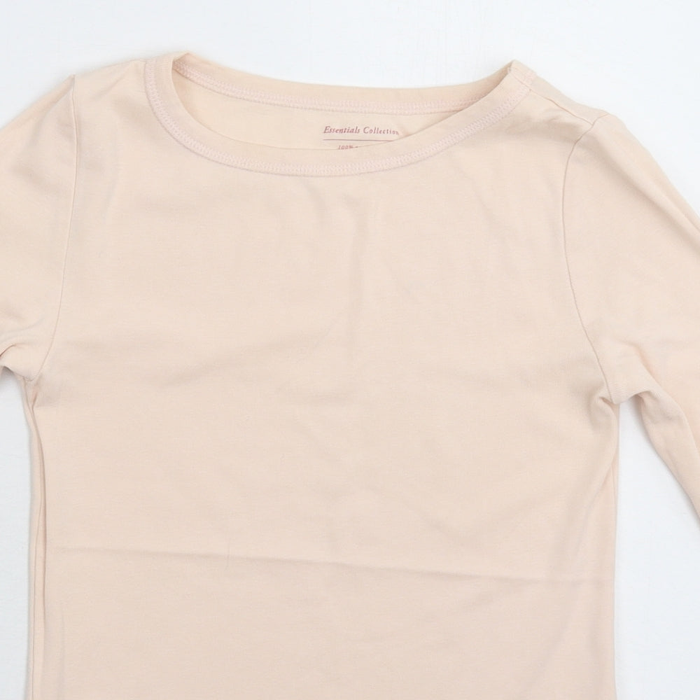 Marks and Spencer Womens Pink   Basic T-Shirt Size 8