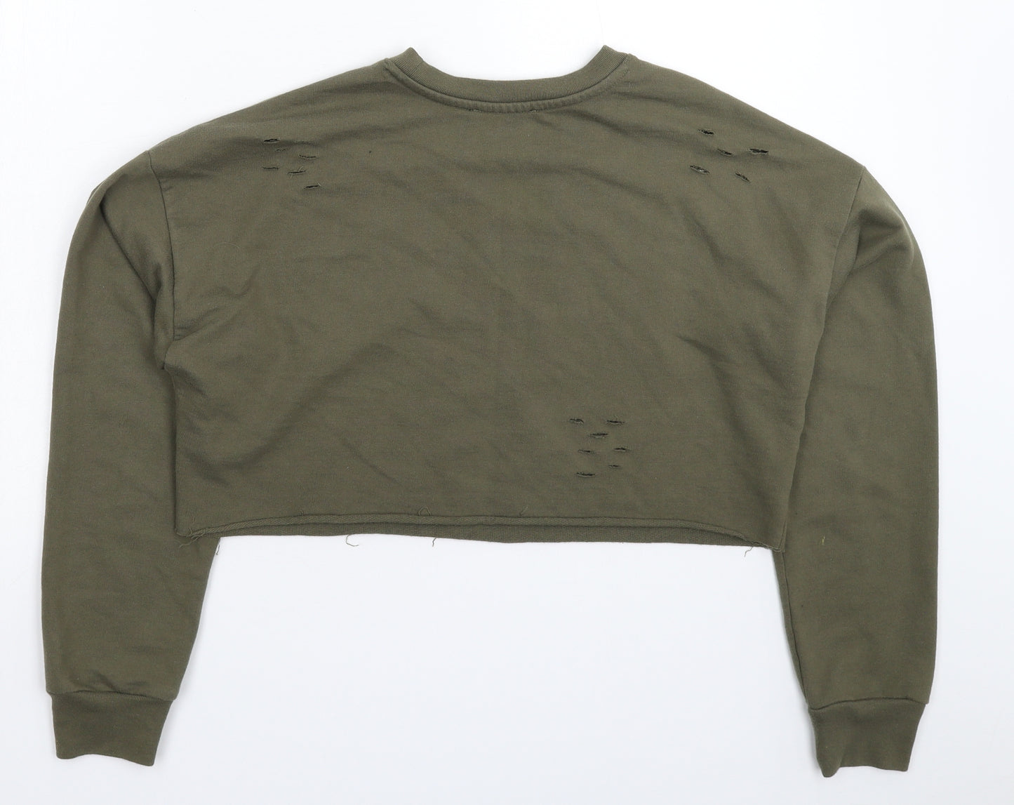 FOREVER 21 Womens Green   Pullover Sweatshirt Size S