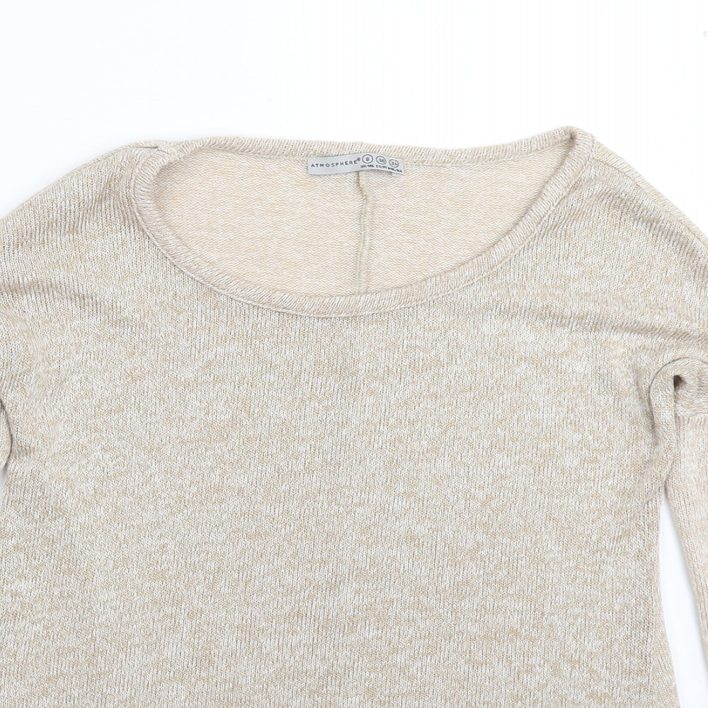 Atmosphere Womens Grey  Knit Pullover Jumper Size 8