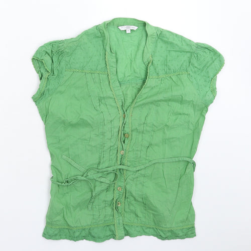 New Look Womens Green   Basic Button-Up Size 12