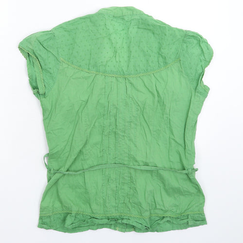 New Look Womens Green   Basic Button-Up Size 12