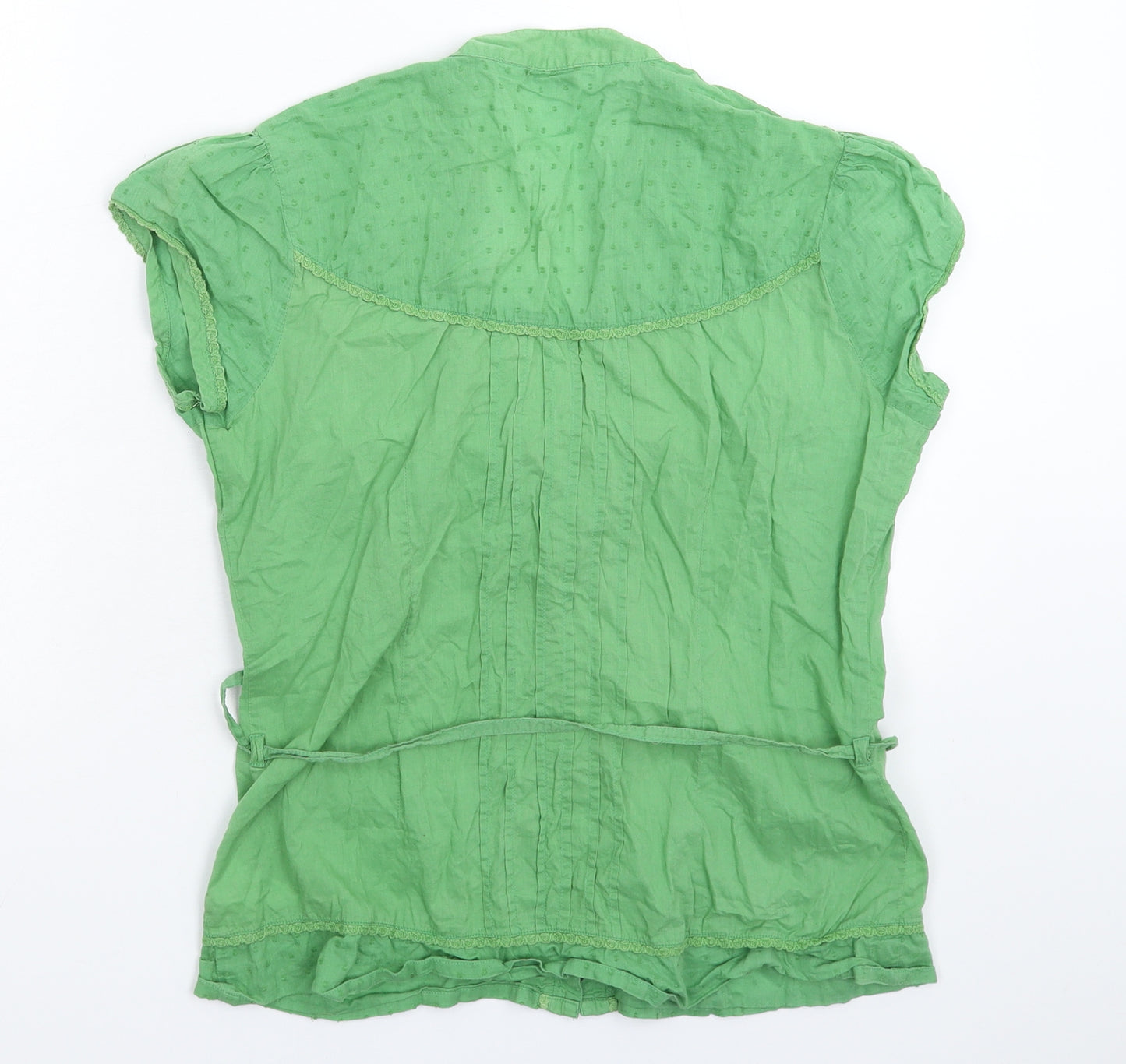 New Look Womens Green   Basic Button-Up Size 12