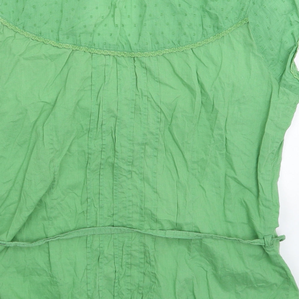 New Look Womens Green   Basic Button-Up Size 12