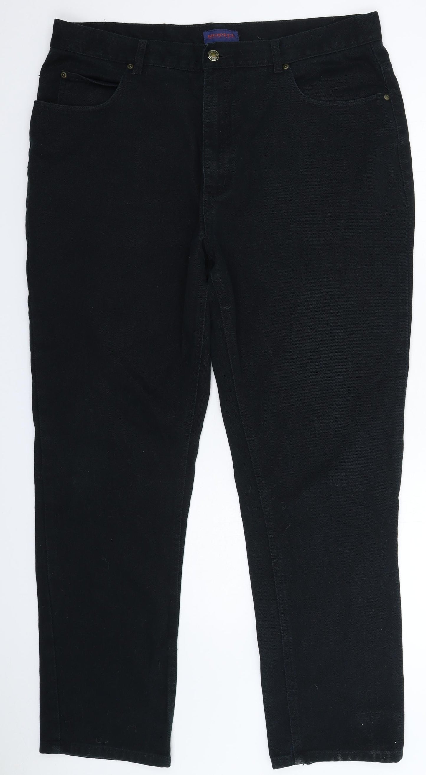 Brooker Mens Blue  Denim Straight Jeans Size 38 L31 in